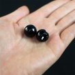 画像7: 【パールボタン】パール ボタン ブラック ツヤあり 円 15個入り【15mm】きらきらぷんぷん丸 B-007 (7)