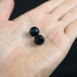 画像7: 【パールボタン】パール ボタン ブラック ツヤなし マット 円 20個入り【11.5mm】きらきらぷんぷん丸 B-010 (7)