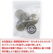 画像2: 四つ穴ボタン 【グレー】 ツヤあり 半透明 パステルカラー ボタン シャツボタン 10個入り 【20mm】 きらきらぷんぷん丸 B-357 (2)