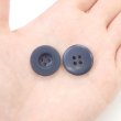 画像7: ミリタリーボタン 【ネイビー】 四つ穴ボタン 紺 ボタン 12個入り 【20mm】 きらきらぷんぷん丸 B-405 (7)