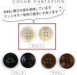 画像4: ナットボタン【ホワイト】四つ穴ボタン 白 ベーシック カラーボタン シンプル ボタン 手芸 15個入り【15mm】きらきらぷんぷん丸 B-436 (4)