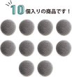 画像5: ベロアボタン 【グレー】 灰色 くるみボタン ボタン 飾りボタン つつみボタン 10個入り 【15mm】 きらきらぷんぷん丸 B-648 (5)