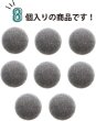 画像5: ベロアボタン 【グレー】 灰色 くるみボタン ボタン 飾りボタン つつみボタン 8個入り 【18mm】 きらきらぷんぷん丸 B-649 (5)