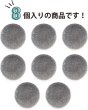 画像5: ベロアボタン 【グレー】 灰色 くるみボタン ボタン 飾りボタン つつみボタン 8個入り 【20mm】 きらきらぷんぷん丸 B-650 (5)