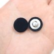 画像7: ベロアボタン 【ブラック】 黒 くるみボタン ボタン 飾りボタン つつみボタン 10個入り 【15mm】 きらきらぷんぷん丸 B-655 (7)