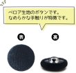 画像4: ベロアボタン 【ブラック】 黒 くるみボタン ボタン 飾りボタン つつみボタン 8個入り 【20mm】 きらきらぷんぷん丸 B-657 (4)