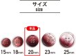 画像3: グラデーション 四つ穴ボタン 【レッド】 赤 ボタン スーツボタン コートボタン カラーボタン 10個入り 【20mm】 きらきらぷんぷん丸 B-674 (3)