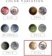 画像4: グラデーション 四つ穴ボタン 【ベージュ】 ボタン スーツボタン コートボタン カラーボタン 12個入り 【18mm】 きらきらぷんぷん丸 B-698 (4)