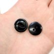 画像7: ナットボタン 二つ穴ボタン 【ブラック】 黒 猫目ボタン ベーシック ウッド ボタン 8個入り 【18mm】 きらきらぷんぷん丸 B-918 (7)