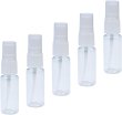 画像1: スプレー ボトル ミニ プラスチック 20ml 5本セット 透明 霧吹き 液体 化粧品 保存 詰め替え 小分け 旅行 出張 お出かけ オフィス アウトドア きらきらぷんぷん丸 SBM-001 (1)