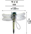 画像3: 虫よけトンボ オニヤンマ Lサイズ ストラップ付き 安全ピン付き アウトドア【1個入り】きらきらぷんぷん丸 TNB-001 (3)